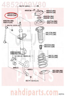 4852009V80,FRONT LEFT SHOCK ABSORBER ,مساعد أمامي يسار