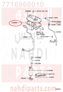 7716960010,GASKET, FUEL TANK VENT,وجه  