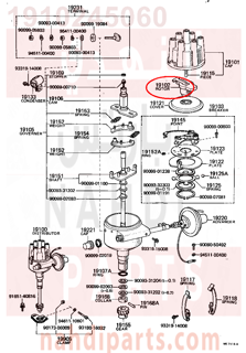 1910245060,ROTOR SUB-ASSY, DISTRIBUTOR,شاكوش الديلكو  موزع الكهرباء 