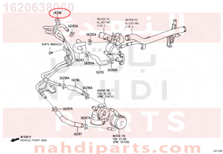 1620638060,PIPE SUB-ASSY, WATER BY-PASS,مضخة 