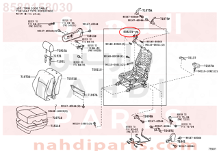 8580158030,MOTOR ASSY, POWER SEAT LIFTER, RH,Mاو    LIFTER السلطة طقم   ، LH