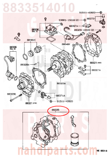 8833514010,GASKET KIT, OVERHAUL,اصلاح كمبروسر 