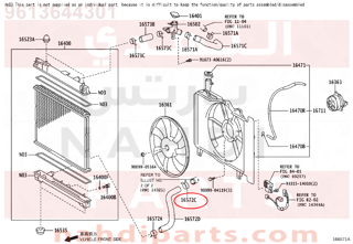 9613644301,CLIP, RADIATOR HOSE, NO.2,قفيز 