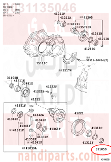 9031135046,OIL SEAL, FRONT DRIVE SHAFT, LH,صوفة زيت عكس أمامي يسار