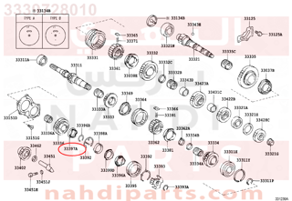 3339728010,RING, SYNCHRONIZER, INNER NO.5,صوفة  رنج 