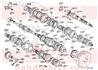 9036427005,BEARING, NEEDLE ROLLER (FOR 5TH GEAR),رمان بلي