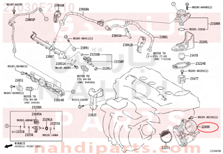 22030F2010,BODY ASSY, THROTTLE W/MOTOR,منظم 