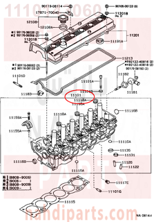 1110143060,HEAD SUB-ASSY, CYLINDER,راس مكينة 