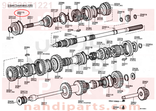 9052071221,RING, SHAFT SNAP (FOR OUTPUT SHAFT CENTER BEARING),جلدة     رمح كباس  (لنقل الناتج رمح الخلفي رمان )