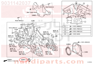 9031142037,SEAL, OIL(FOR TIMING GEAR CASE OR TIMING CHAIN CASE),صوفة  صدر 