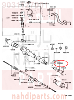 9031127001,SEAL, OIL(FOR POWER STEERING RACK BUSH),صوفة زيت