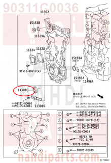 90311C0036,SEAL, OIL(FOR TIMING GEAR CASE OR TIMING CHAIN CASE),صوفة  صدر 