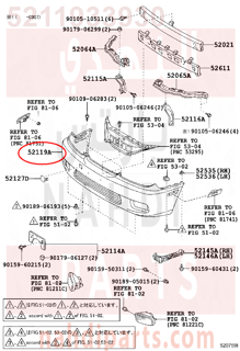 5211933930,COVER, FRONT BUMPER,جلدة صدام أمامي