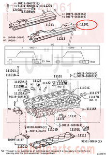 1120146061,COVER SUB-ASSY, CYLINDER HEAD,غطاء راس السلندر 