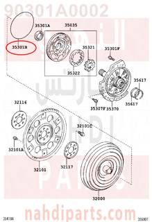 90301A0002,RING, O (FOR FRONT OIL PUMP BODY),صوفة  رنج 