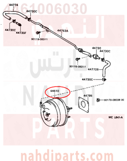 4461006030,BOOSTER ASSY, BRAKE,باكم فرامل - بريك بوستر 