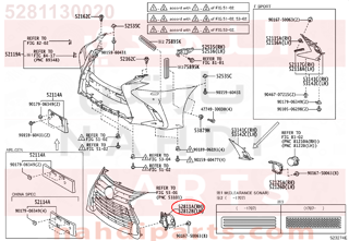 5281130020,DUCT, COOL AIR INTAKE, NO.1,مجرى