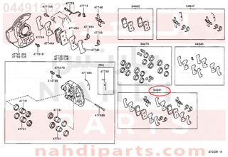 0449150220,PAD KIT, DISC BRAKE, FRONT,قماش فرامل خلفى  