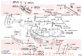 521190K010,COVER, FRONT BUMPER,جلدة صدام أمامي