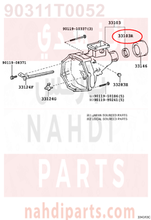 90311T0052,SEAL, OIL(FOR MANUAL TRANSMISSION EXTENSION HOUSING),صوفة 