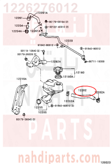 1226276012,HOSE, VENTILATION, NO.2,خرطوش تبخير الزيت - الصغير