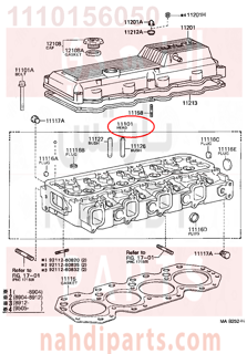 1110156050,HEAD SUB-ASSY, CYLINDER,راس مكينة 