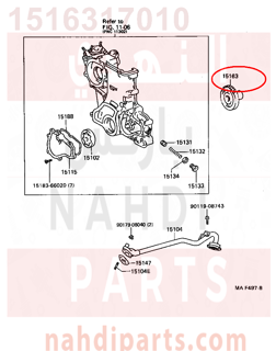 1516317010,GEAR, OIL PUMP DRIVE SHAFT,ترس 