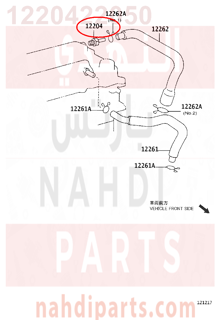 1220422050,VALVE SUB-ASSY, VENTILATION,بلف 