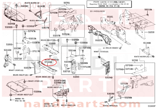 5710430090,MEMBER SUB-ASSY, FRONT CROSS,قاعدة شاصي 