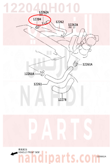 122040H010,VALVE SUB-ASSY, VENTILATION,بلف 