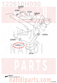 122610H090,HOSE, VENTILATION,خرطوم هواء 