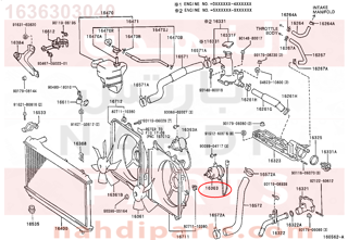 1636303040,MOTOR, COOLING FAN,موتور مروحة لديتر رقم 1