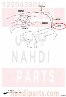 1220438010,VALVE SUB-ASSY, VENTILATION,بلف 
