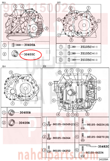 9031150026,OIL SEAL, FRONT DRIVE SHAFT, LH,صوفة زيت عكس أمامي يسار