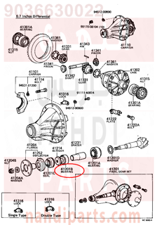 9036630022,BEARING (FOR REAR DRIVE PINION FRONT),رمان بلي