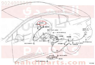 9024008059,PIN, W/HOLE(FOR INTERMEDIATE LEVER),بنز 