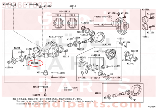 90366T0037,BEARING (FOR REAR DRIVE PINION FRONT),رمان بلي