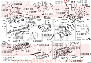 153400P020,VALVE ASSY, CAM TIMING OIL CONTROL, LH,بلف 