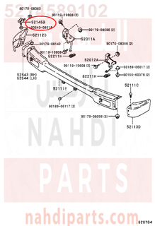 5214589102,BRACKET, FRONT BUMPER SIDE MOUNTING,دعامة 