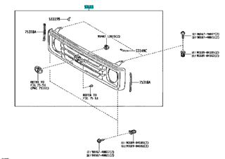 5310160250,GRILLE, RADIATOR,شبك 