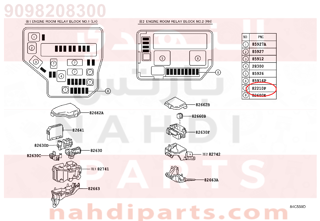 9098208300,FUSIBLE LINK,ENGINE غرفة FUSE