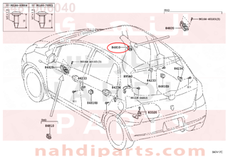8481006040,SWITCH ASSY, POWER WINDOW REGULATOR, REAR,ASSY التبديل، الطاقة نافذة منظم، الخلفية