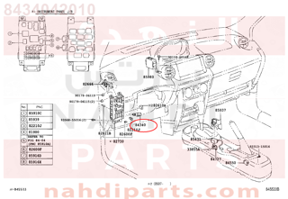 8434042010,SWITCH ASSY, STOP LAMP,التبديل   إيقاف LAMP