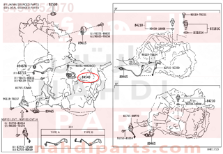 8454052070,SWITCH ASSY, NEUTRAL START,التبديل   START محايد