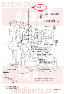 8353028010,SWITCH ASSY, OIL PRESSURE (FOR ENGINE),ASSY التبديل، ضغط الزيت (من اجل  ENGINE)