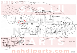 8481002030,SWITCH ASSY, POWER WINDOW REGULATOR, REAR,ASSY التبديل، الطاقة نافذة منظم، الخلفية