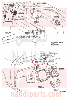 8591030050,RELAY ASSY, CIRCUIT OPENING (FOR EFI),كتاوت   CIRCUIT افتتاح (من اجل  EFI)