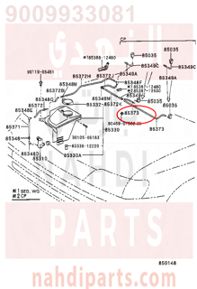 9009933081,HOSE, WINDSHIELD WASHER (FROM JOINT TO NOZZLE),خرطوم، الخلفية غسالة (من جوزة    NOZZLE)