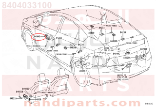 8404033100,MASTER SWITCH ASSY,MULTIPLEX NETWORK,MASTER سويتش   الطاقة نافذة منظم