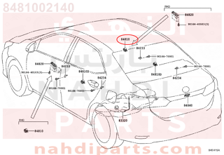 8481002140,SWITCH ASSY, POWER WINDOW REGULATOR, REAR,ASSY التبديل، الطاقة نافذة منظم، الخلفية